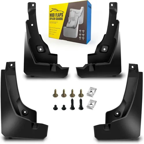 Vista 46 de Aleta de lodo Compatible con 2009-2010 Do-dge Ram 1500/2500/3500, 11-18 Ram 1500/2500/3500, Compatible con ruedas traseras simples, No es compatible