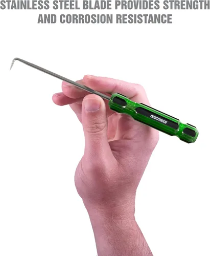 Vista 4 de OEMTOOLS 26545 Juego de 6 piezas de ganchos y punzones con mango de acetato, herramienta de gancho y herramienta de punzón, juego de punzones