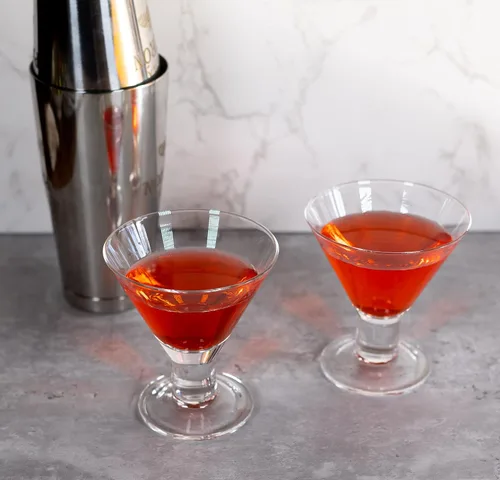 Vista 3 de Badash Caprice - Vasos de Martini de cristal – Juego de 4 vasos de Martini o postre de 6 onzas de 4.5 pulgadas de alto – Vidrio de cristal sin plomo
