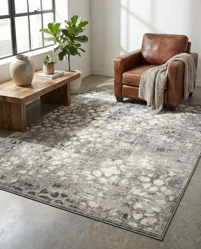 Vista 11 de Rugs.com Alfombra de la colección Monte Carlo, alfombra mediana marrón de 2 pies 2 pulgadas x 3 pies perfecta para salas de estar, comedores grandes