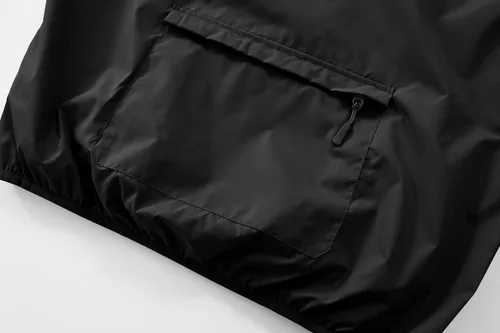 Vista 7 de Spmor Chaqueta impermeable ligera para hombre, rompevientos, para correr
