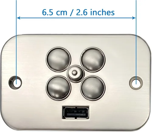 Vista 5 de Sistema de Raffel reclinable eléctrico CTR UR2 08 A BA S 5 botón 5 Pin