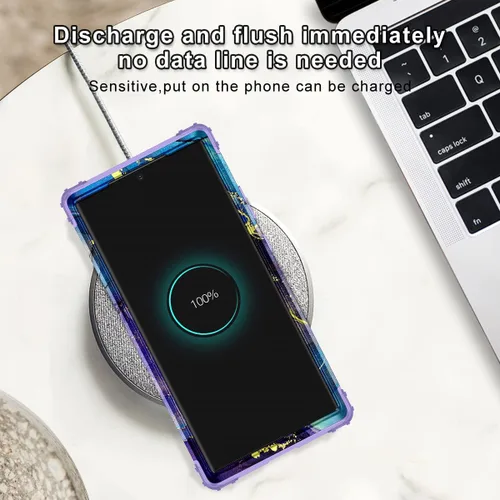 Vista 7 de Rancase Funda compatible con Note 20 Ultra, tres capas de alta resistencia a los golpes, protección de plástico duro + funda protectora de goma