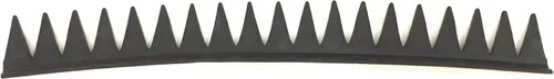 Vista 2 de customTAYLOR33 Even Spikes Mohawk - Accesorio de goma para casco (casco no incluido)