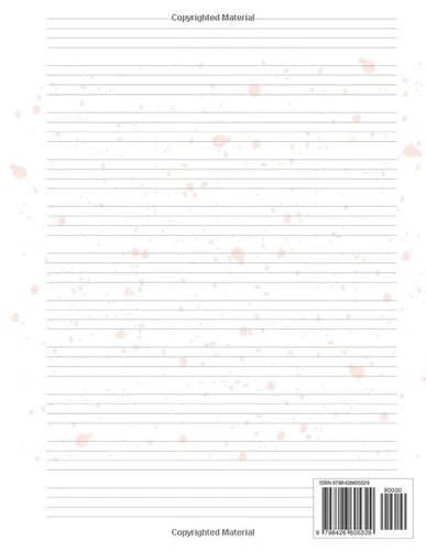 Vista 2 de Children 4 Line Notebook English Notebook With 4 Lines Four Line Notebook For Kids Handwriting 200 Pages
