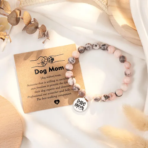 Vista 3 de Tarsus Pulsera con dije para el Día del Padre, Día de la Madre, para mujeres y hombres, el mejor regalo de mamá para mujeres, regalos para papá