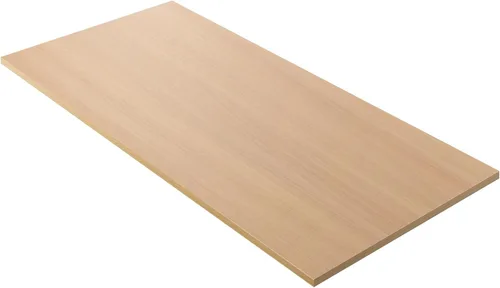 Vista 55 de 36x20 pulgadas Mesa Negra Universal, Escritorio Sólido de Una Pieza, Encimera Reversible de Melamina, Dobles Escritorios, L-Escritorio DIY