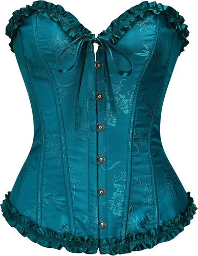 Vista 150 de SZIVYSHI Corsé para mujer, lencería moldeadora, body con cintura de encaje