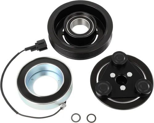 Vista 51 de CCIYU Embrague del compresor de aire acondicionado 2016-2018 para Fiat 500X 2.4L 2015-2021 para Jeep Renegade 2.4L AC Compresor para automóvil
