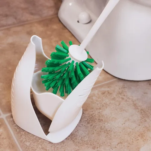 Vista 3 de Libman Juego de 2 cepillos para inodoro, paquete de 2 y 3 piezas para lechada, azulejos, baño, limpieza de cocina