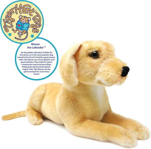 Vista 2 de TigerHart Mason el Labrador - Animal de peluche de 19 pulgadas