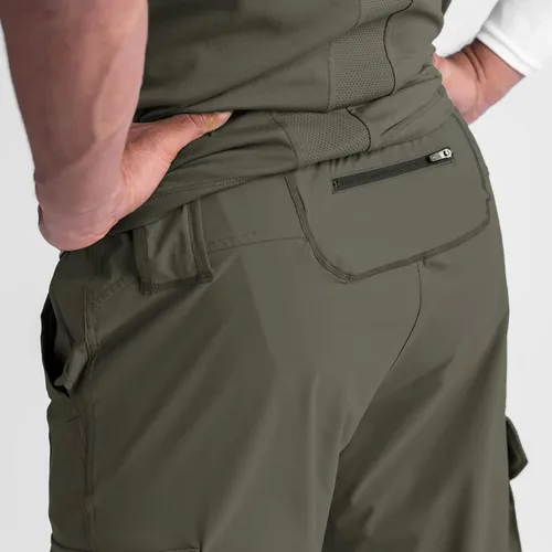 Vista 4 de DIOTSR Pantalones deportivos ligeros para hombre, pantalones deportivos tipo cargo para hombre, pantalones de entrenamiento delgados con bolsillos