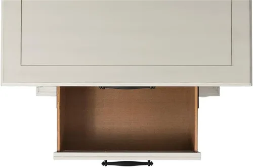 Vista 8 de Picket House Furnishings Brooks Mesita de noche con 3 cajones con puertos USB