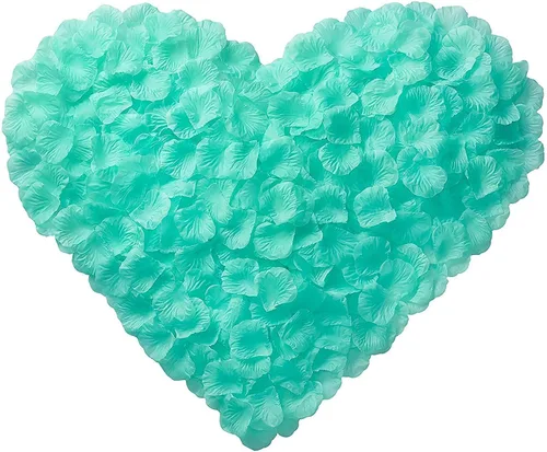 Vista 6 de ocharzy 1000 pétalos de rosa artificiales de seda para decoración de boda, noche romántica, día de San Valentín, fiestas, eventos Gradiente B Rosa