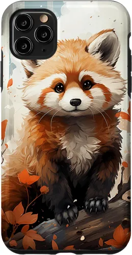 Vista 13 de Cute Red Panda, Red Panda Lover Case for iPhone 17
