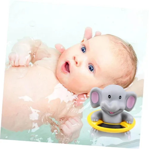 Vista 2 de 1 bañera de elefante de dibujos animados para bañera de hidromasaje, piscina, temperatura del agua para diseño de animales flotantes