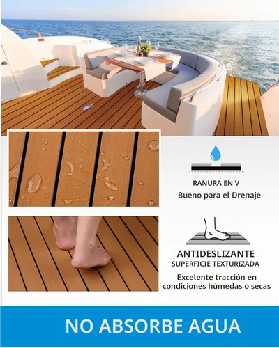 Vista 3 de OCEANBROAD Boat Flooring 96''x16.8''/28.8''/36''/45.6
