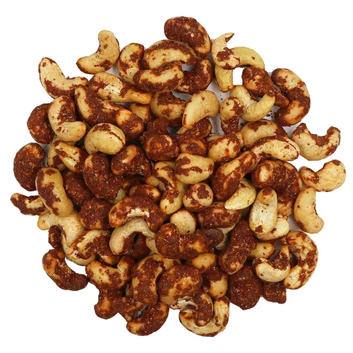 Vista 2 de CHILI SOUR Nueces, nueces de chile, deliciosas nueces agrias y picantes, 1 libra (almendras)