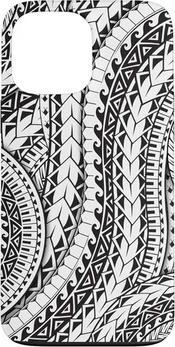 Vista 23 de Funda de arte tribal polinesio para iPhone 16
