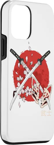 Vista 3 de Funda para iPhone 12 mini con forma de espada de samurái japonés antiguo