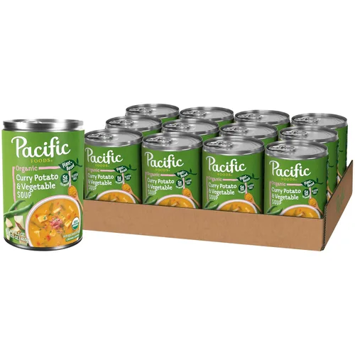 Vista 8 de Pacific Foods - Sopa orgánica de curry con papa y verduras, lata de 16.3 oz