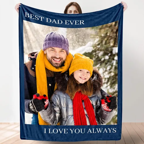 Vista 12 de Artsadd Manta personalizada con collage de texto fotográfico, manta de fotos personalizada para hombres, mujeres, él o ella, manta personalizada
