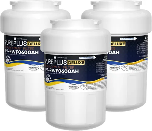 Vista 16 de PUREPLUS Filtro de agua para refrigerador RWF0600A para GE MWF, paquete