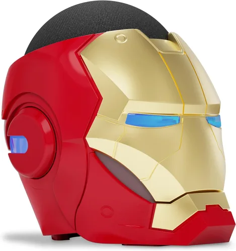 Vista 7 de Completamente, edición limitada, soporte de Marvel Iron Man para Amazon Echo Dot (4.ª y 5.ª generaciones). El dispositivo se vende por separado.