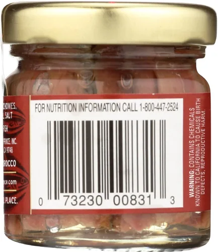 Vista 4 de Crown Prince - Anchoas planas en aceite 36 x 1.5 oz