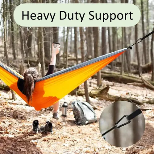 Vista 8 de Mosquetones Bushcraft de Servicio Pesado Galvanizados en Zinc Negro y Plateado con Resorte y Clip de Enganche Rápido, Capacidad de Carga 200-500 lb