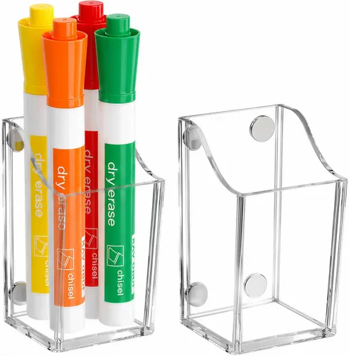 Vista 10 de HBlife Magnetic Dry Erase Marker Holder for Whiteboard Fridge Locker