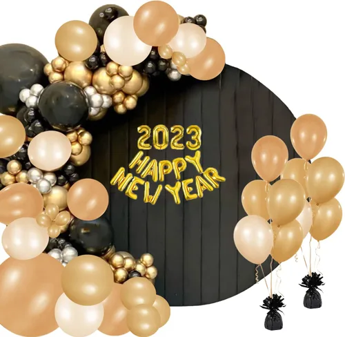 Vista 3 de Pesas metálicas para globos, recuerdos de fiesta de cumpleaños, regalos novedosos y mordazas, 5.5 pulgadas, paquete de 12 unidades (negro)