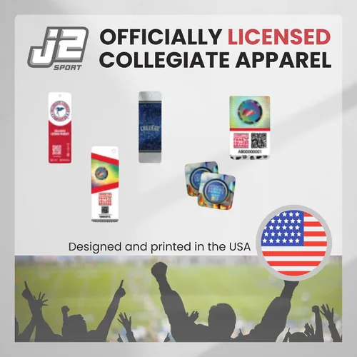 Vista 2 de Camiseta Oficial de J2 Sport 2025 Campeones de Fútbol de Indiana Big 10, Con Licencia Oficial
