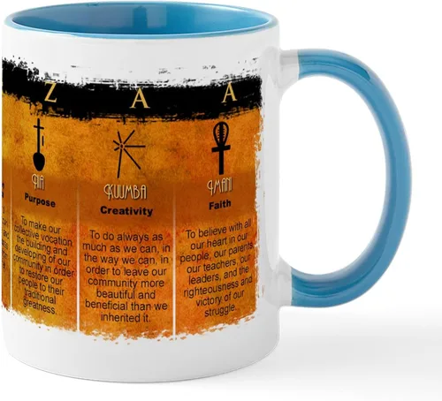 Vista 11 de CafePress Celebrate Kwanzaa - Taza de café de cerámica de 11 oz (11.0 fl oz)