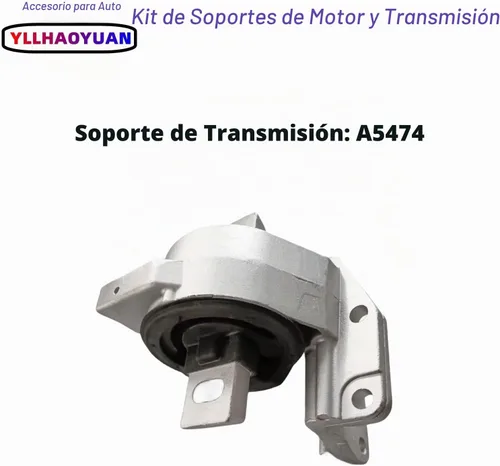 Vista 4 de Conjunto de soportes de motor 3 piezas compatible con 2006 2007 2008 2009 Fo-rd Fusion 2.3L/3.0L Mercury Milan A5473 A5381 A5474 Para Mercury