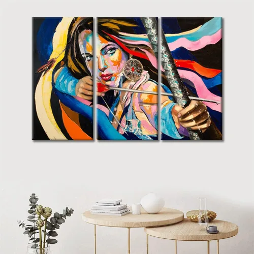 Vista 2 de TUMOVO Lienzo decorativo para pared, pósteres de escena de fantasía del universo Antara, planeta alienígena, ilustraciones de pared para paredes
