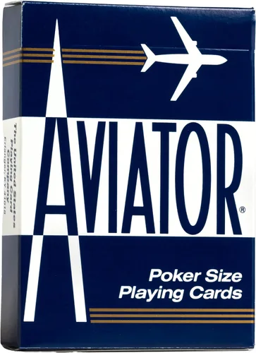 Vista 3 de Aviador Poker tamaño de naipes los colores pueden variar