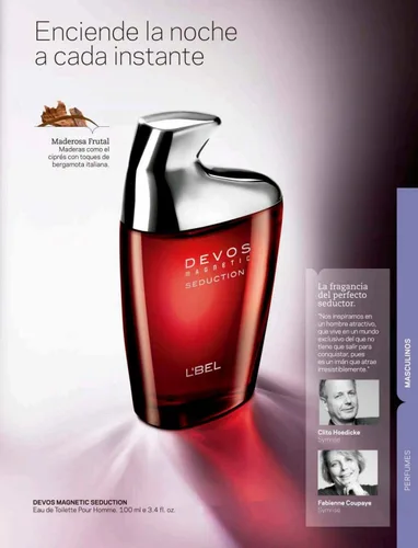 Vista 3 de DEVOS MAGNETIC SEDUCTION by L'Bel Cologne EAU DE TOILETTE Pour Homme fragancia 3.4 oz (3.4 onzas)