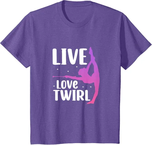 Vista 42 de Camiseta Twirl Baton Twirling Twirler Majorettes, Negro