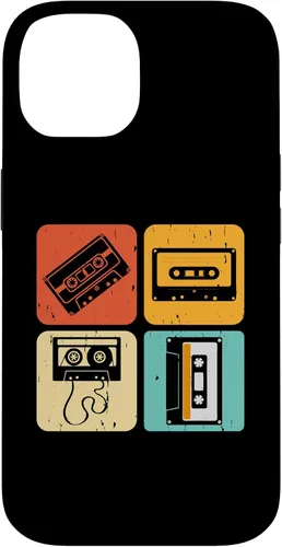 Vista 4 de Cassette Tape Music 70s 80s 90s Retro Playlist Case for iPhone 17
