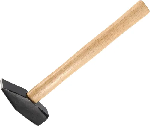 Vista 4 de Martillo de cruz de 3 libras, martillo de herrero de 3 libras con mango de madera para metalurgia, maquinistas e ingenieros