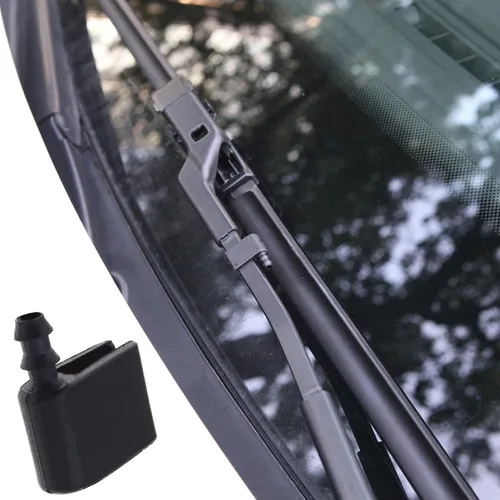 Vista 2 de XUKEY 2 boquillas para limpiaparabrisas, compatible con Mercedes-Benz Sprinter VW Crafter Freightliner Dodge Sprinter, OE#2E1955985 2E1955986