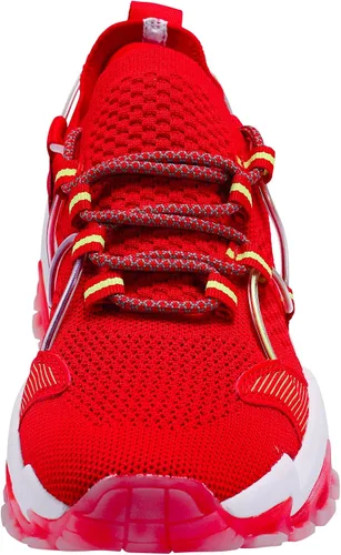 Vista 6 de AMLANG Tenis deportivos antideslizantes para mujer, transpirables, a la moda, para caminar y correr