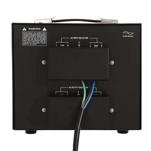 Vista 7 de Convertidor de potencia de voltaje de 5000 W, convertidor de voltaje convertidor de voltaje, convertidor de potencia reductor, convierte 220 V a 110