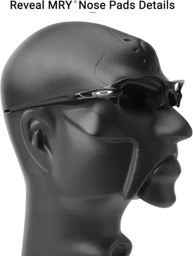 Vista 5 de Mryok Almohadillas de nariz de repuesto para Oakley Flak Draft OO9364Flak Draft Asian Fit OO9373 - Opciones