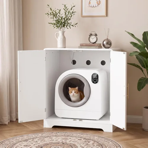 Vista 5 de Caja de arena para gatos para caja de arena autolimpiante