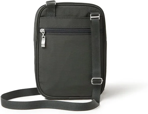Vista 3 de Baggallini Journey bolso bandolero., Gris, talla única