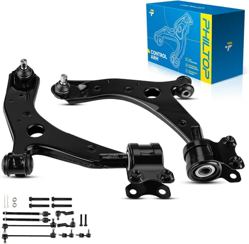 Vista 43 de PHILTOP 6 piezas de brazo de control delantero inferior con barra estabilizadora de rótula para Nissan Rogue 2014-2020 Rogue Sport 2017-2022 Qashqai