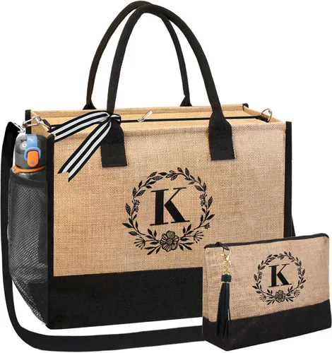 Vista 41 de BeeGreen Bolsa personalizada para mujeres, mamá, profesora, amigas, hermana, bolsas de regalo con bolsa de Comestic
