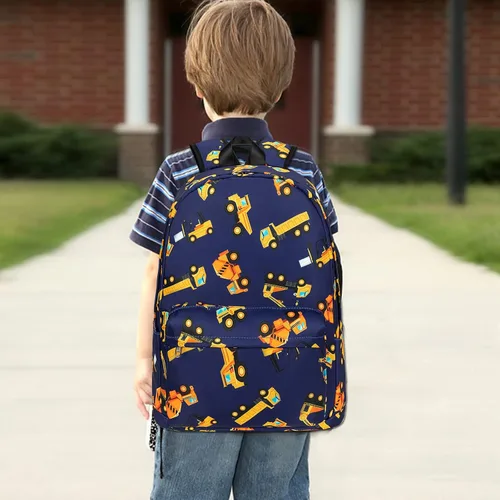 Vista 9 de Bluboon Mochila preescolar para niños y niñas, bolsas escolares para niños y niñas, bolsas escolares para jardín de infantes, Azul, Mochilas Daypack